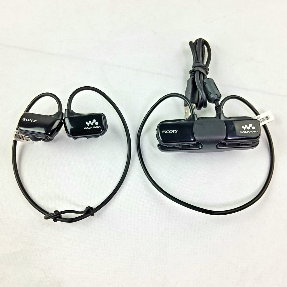 Sony Walkman NWZ-W273S 4GB Waterproof MP3 Player Black w/ Charging Dock TESTED